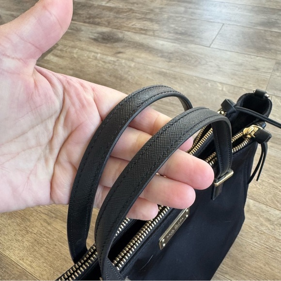 Kate Spade Medium Sized Black Nylon Tote Bag - Picture 11 of 14